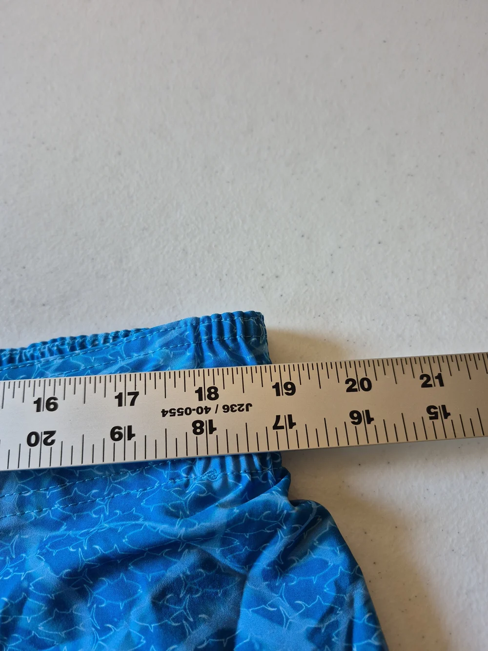 Men's Blue & Green Gradient Swim Board Shorts 4899
